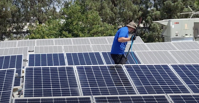 New - Residential Solar Panel Cleaning